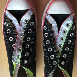 Rare Layered Neon Converse